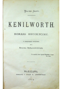 Kenilworth 1874 r.