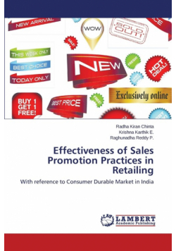 Effectiveness of Sales Promotion Practices in Retailing