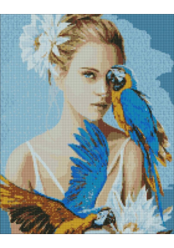 Diamentowa mozaika - Dziewczyna... 40x50cm