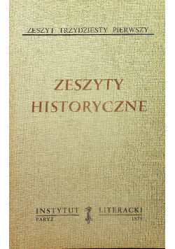 Zeszyty historyczne zeszyt 31