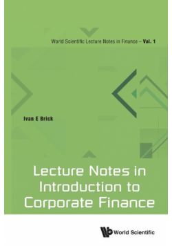 Lecture Notes In Introduction To Corporate Finance
