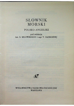 Słownik morski polsko - angielski