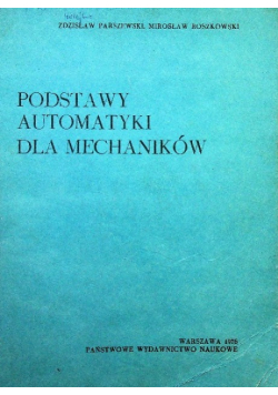 Podstawy automatyki dla mechaników