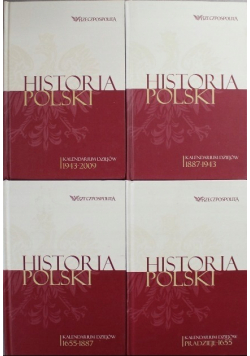 Historia Polski Kalendarium dziejów tom 1 do 4
