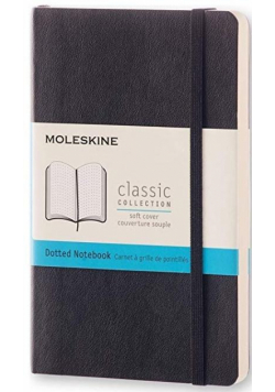 Notes Classic 9x14 miękka op. kropki czarny