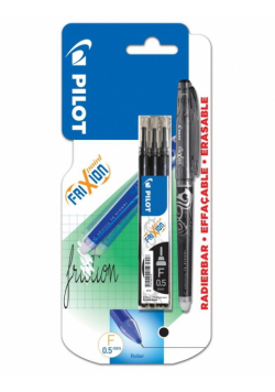 Cienkopis FriXion Point czarny + wkłady PILOT