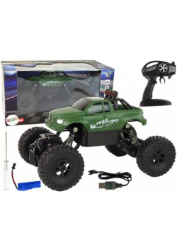 Auto R/C 2.4 GHz 1:18 zielone