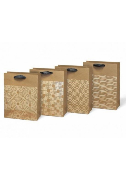 Torebka na prezent M kraft 230x180x90
