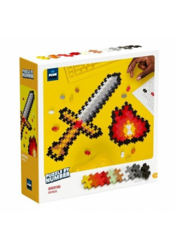Klocki Plus-Plus Puzzle By Numbers Przygoda 250el.