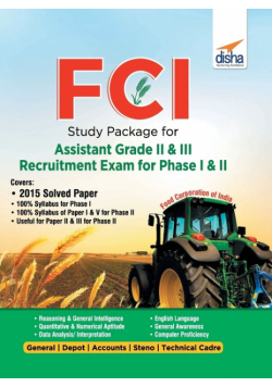 FCI Study Package for Assistant Grade II & III Recruitment Exam for Phase I & II 2nd Edition