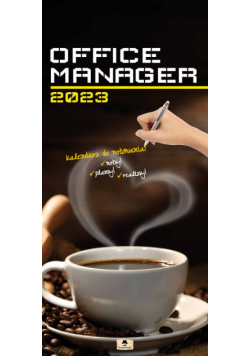 Kalendarz ścienny paskowy szeroki Office Manager