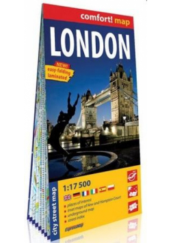 Comfort! map Londyn (London) 1:17 500 plan miasta