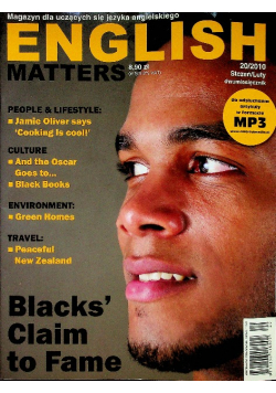 English matters nr 20 / 2010 Blacks Claim to Fame