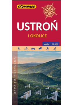 Mapa turystyczna - Ustroń, Brenna 1:25 000