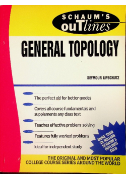 Schaums Outline of General Topology
