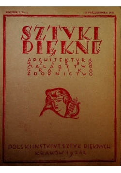 Sztuki piękne Rocznik pierwszy 1924 1925
