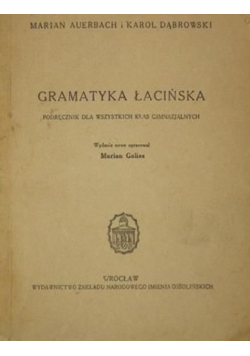 gramatyka łacińska 1948 r