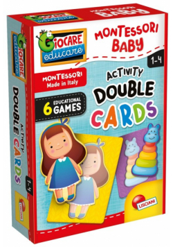 Lisciani Montessori Baby Activity Double Cards