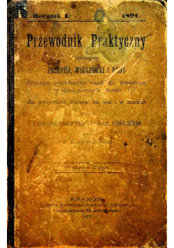 Przewodnik praktyczny 1892 r.