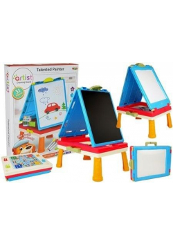 Tablica dwustronna kreda + gry