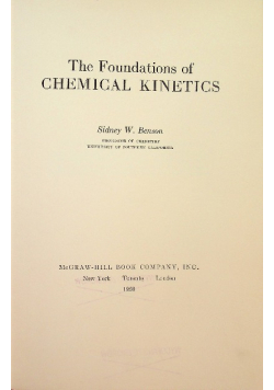 The foundations of chemical kinetics