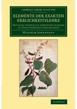 Elemente der exakten Erblichkeitslehre