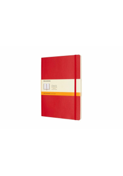 Notes Classic 19x25 linia - czerwony MOLESKINE