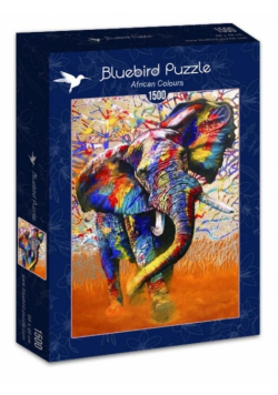 Puzzle 1500 Afrykańskie kolory