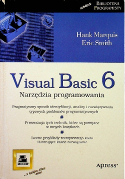 Visual basic 6 narzędzia programowania