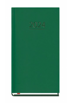 Terminarz 2024 Kieszonkowy ciemnozielony
