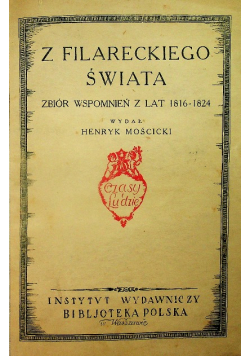 Z filareckiego świata 1924 r.