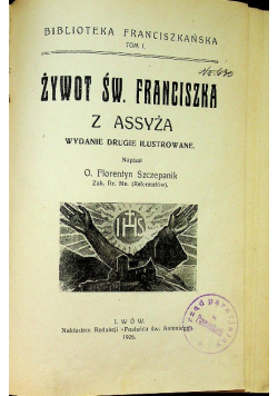 Żywot Św Franciszka z Assyża 1926 r