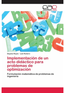 Implementación de un acto didáctico para problemas de optimización