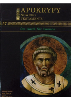 Apokryfy Nowego Testamentu tom 57 św Paweł Św Barnaba
