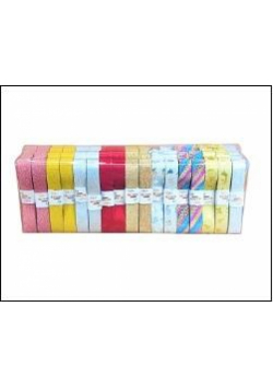 Zestaw wstążek 1,5cm JYWK 549 68szt. mix