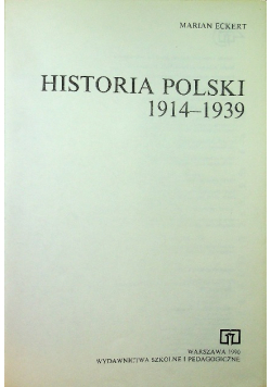Historia Polski 1914 - 1939