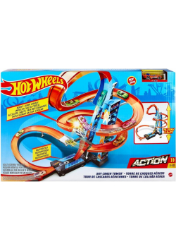 Hot Wheels City Zestaw Wieża Podniebne kraksy
