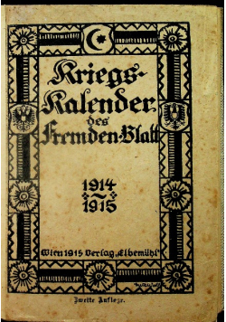 Kriegskalender des Fremden - Blatt 1914 - 1915 1915 r