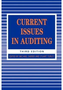 Current Issues in Auditing