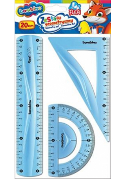Zestaw geometryczny 3 elementy 20cm BAMBINO