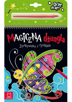 Magiczna dżungla Zdrapywanka z rysikiem