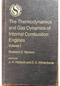 Thermodynamics and Gas Dynamics of Internal Combustion Engines Volume 1