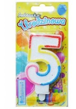 Świeczka urodzinowa 5