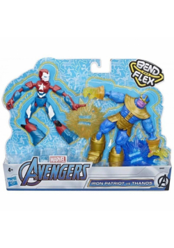 Avengers Bend and Flex Iron Patriot i Thanos