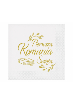 Serwetki Pierwsza Komunia biblia 33x33cm 20szt
