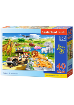 Puzzle 40 maxi - Safari Adventure CASTOR