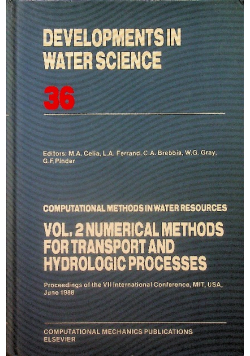 Developments in water science tom 36