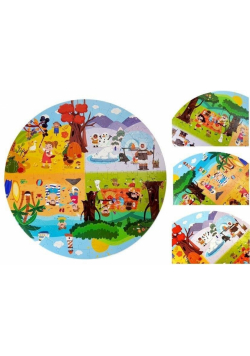 Puzzle 150 elementów Cztery pory roku