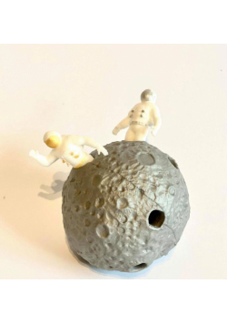 Astronauta i księżyc