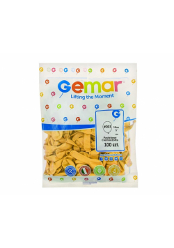 Balony pastelowe ciemnożółte 100szt